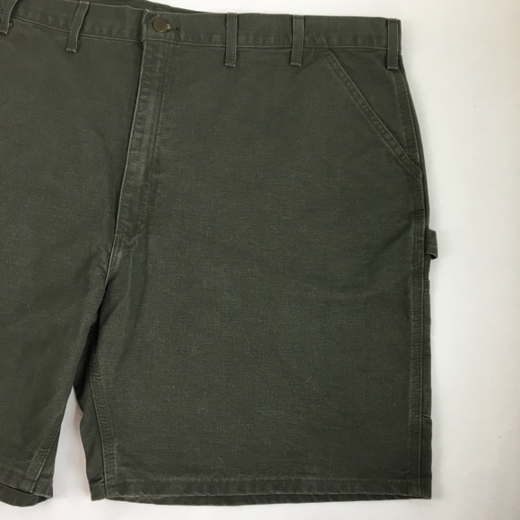 Carhartt Washed Duck Work Short Green 46 - Picture 12 of 16